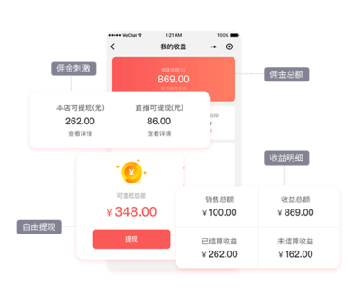 号易号卡分销佣金结算透明 明细随时查看